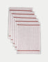 Marks & Spencer "Set of 5 Checked Terry Tea Towels"